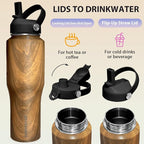 SENDESTAR 32oz Water Bottle Wide Mouth Stainless Steel Vacuum Insulated Double - Image 5