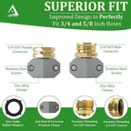 DBR Tech® Hose Repair Kit – Fix Leaks on 3/4 & 5/8 inch Garden Hoses, 4 Set - Image 3