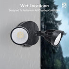 Philips 44W 3500LM ‌LED Security Flood Light‌ ‌Outdoor‌，Switch Controlled - Image 8