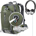 FENGDONG 40L Waterproof Lightweight Hiking, Travel Backpack - Image 2