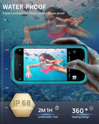 Lanhiem Magnetic for iPhone Air Phone Case, IP68 Waterproof Dustproof Phone - Image 2