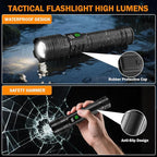 3Pack Rechargeable Flashlights High Lumens 9900FL, LED Flashlight Rechargeable - Image 6