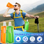 Teenyyou 24 Pack Collapsible Water Bottles Bulk 16oz Foldable Water Bottles - Image 4