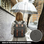 LOVEVOOK Laptop Backpack for Women Work Travel Commuter Backpack Business - Image 6