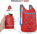 20L Hiking-Daypack Lightweight Foldable Travel Packable Backpack - Image 3