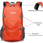 Lightweight Foldable Hiking Backpack 40L, Ripstop Nylon Packable Travel Daypack - Image 3