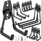 TICONN 12 Pack Heavy Duty Garage Hooks, Steel Utility Wall Storage Hooks by TICONN
