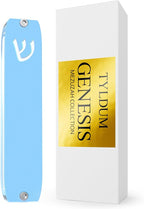 Genesis Mezuzah for Door – Modern Acrylic Mezuzah Case Without Kosher Scroll – by TYLDUM
