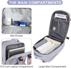 coofay Large Travel Backpack For Women Airline Approved Carry On Backpack - Image 4