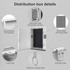 Namunanee Outdoor Electrical Junction Box, ABS Water Resistant Enclosure - Image 4