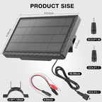 Solar Panel for Deer Feeder, 6V 1.98W Solar Panel Outdoor IP65 Waterproof - Image 2