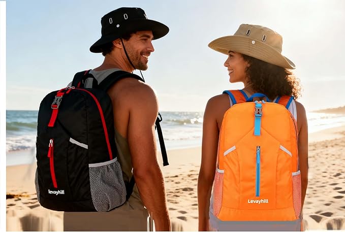 levayhill 25L Foldable Hiking Backpack Lightweight Packable Basic-Daypack - Image 9