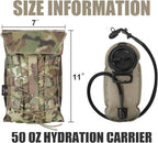 PETAC GEAR 1.5L / 3L Tactical Hydration Pack，Molle Carrier Pouch - Image 6