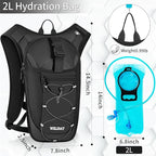 Hydration Backpack with Leak Proof Water Bladder, Lightweight Hydro Water - Image 2