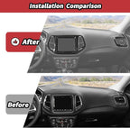 JeCar 3pcs Carbon Fiber Dash Vent Cover Trim Kit - Image 2
