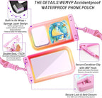 Personalized Initial Waterproof Phone Pouch Case - Image 3
