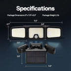 VIVOHOME Solar Flood Lights Outdoor, 256 LED 2500LM Motion Sensor Lights - Image 9
