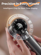 Handheld Portable Fan, 6-Speed Powerful Mini Personal Fan, Rechargeable 5000mAh - Image 4