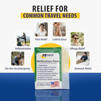 MFASCO - 7 in 1 - Travel Size Medicine Kit - TSA Approved | 28 First Aid - Image 8