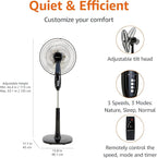 Amazon Basics 16" Pedestal Fan - Image 2