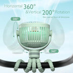 Momcozy 8000mAh Portable Stroller Fan, 27H Ultra-long Battery Life Detachable 4 - Image 7