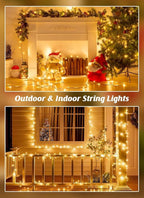 Brightown 2 Pack Solar String Lights Outdoor Waterproof, 80FT 200 LED Solar - Image 8