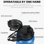 Fanhaw 40 oz Insulated Stainless Steel Water Bottle - Image 2
