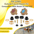 RK-22MH Faucet Repair Kit Metal Handle Compatible - Image 2