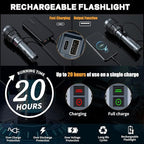 baibian High Power 155, 000 Lumens Rechargeable Flashlights, Super Bright - Image 5