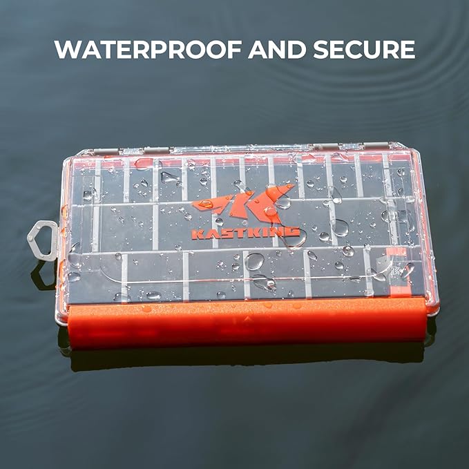 KastKing HyperSeal Waterproof Tackle Box, Waterproof 3600 and 3700 Tackle Trays - Image 2