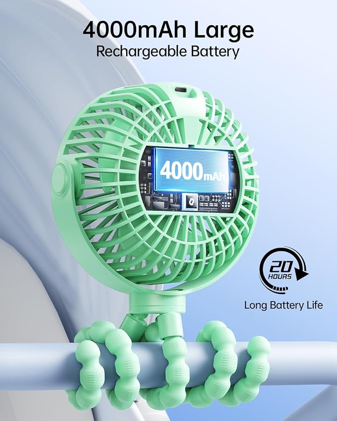 SWEETFULL Portable Stroller Fan - Image 4