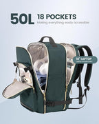 LOVEVOOK Travel Backpack for Women & Men 50L, Airline Approved Carry On - Image 3