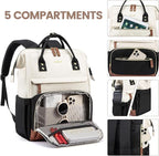 LOVEVOOK Laptop Backpack for Women, 15.6 Inch Work Business Backpacks Purse - Image 4