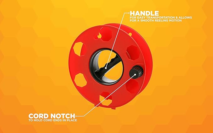 Woods Heavy Duty Cord Storage Wheel - Image 4