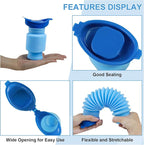 Pee Bottles for Men, Portable Urinal for Men, Collapsible Urine Bottle 750ML - Image 8