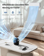 Gaiatop Desk Fan, 5-Inch Portable Electric Table Desktop Air Circulator Fans - Image 2
