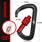 Rhino Produxs 12kN Heavy Duty Carabiner Clips, - Image 2