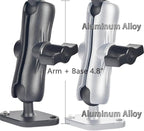 VAUBORTTI 1" Ball Phone Mount – Aluminum Alloy Arm & Base, Double Ball Joint - Image 7