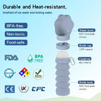 Dog Water Bottle Collapsible & Portable Squeeze, 9oz-17oz Water Dispenser & - Image 5