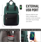 LOVEVOOK Laptop Backpack for Women 15.6 Inch Laptop Bag - Image 5