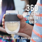 HOST Cooling Cup Set of 4 Plastic Double Wall Insulated Freezable Drink - Image 3