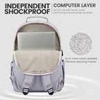 LOVEVOOK Laptop Backpack for Women 17.3 inch, Cute Womens Travel Backpack Purse - Image 3