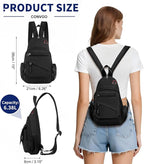 Crossbody Bag Casual Sling Bag for Men, Convertible Backpack, 3-in-1 Anti-Theft - Image 3