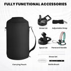 RAYMYLO One Gallon Water Bottle Insulated, Triple Walled Vacuum Stainless Steel - Image 6