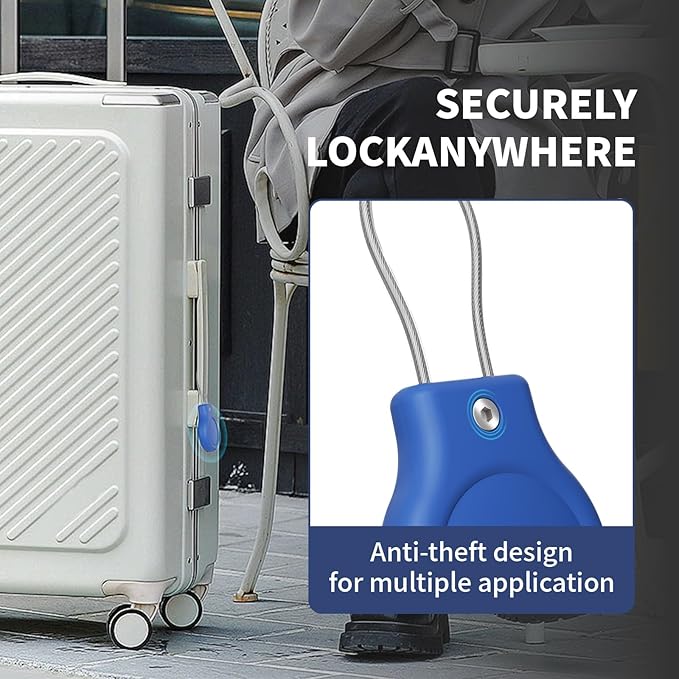 for AirTag Holder with Wire Cable, 4 Pack IPX8 Waterproof PC Hard Case - Image 4