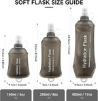 250ml Soft Flask Soft Water Bottle - Image 2