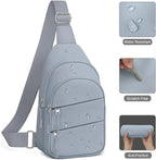 Tuwubi Crossbody Bags for Women, Sling Bag for Men, Small Hiking Backpack Anti - Image 5