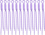 Paracord Keychain Paracord Bag Charm 12pcs Braided Nylon Rope Keychain Cord by Cmidy