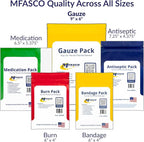 MFASCO First Aid Kit Refill Supplies Gauze Pack Refill - Image 8
