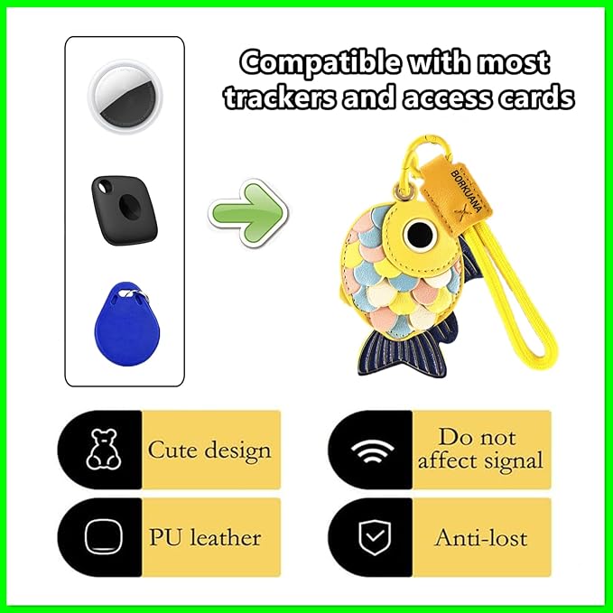 Leather Keychain Holder Case Compatible - Image 3